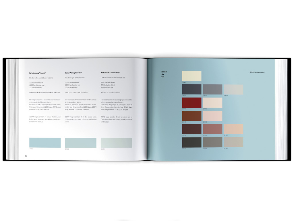 Le Corbusier's book of architectural colors